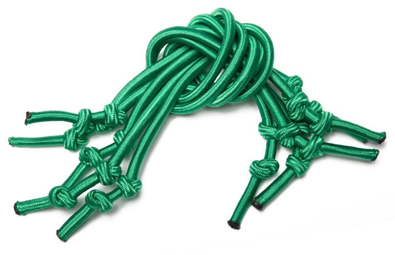 green bungee cords