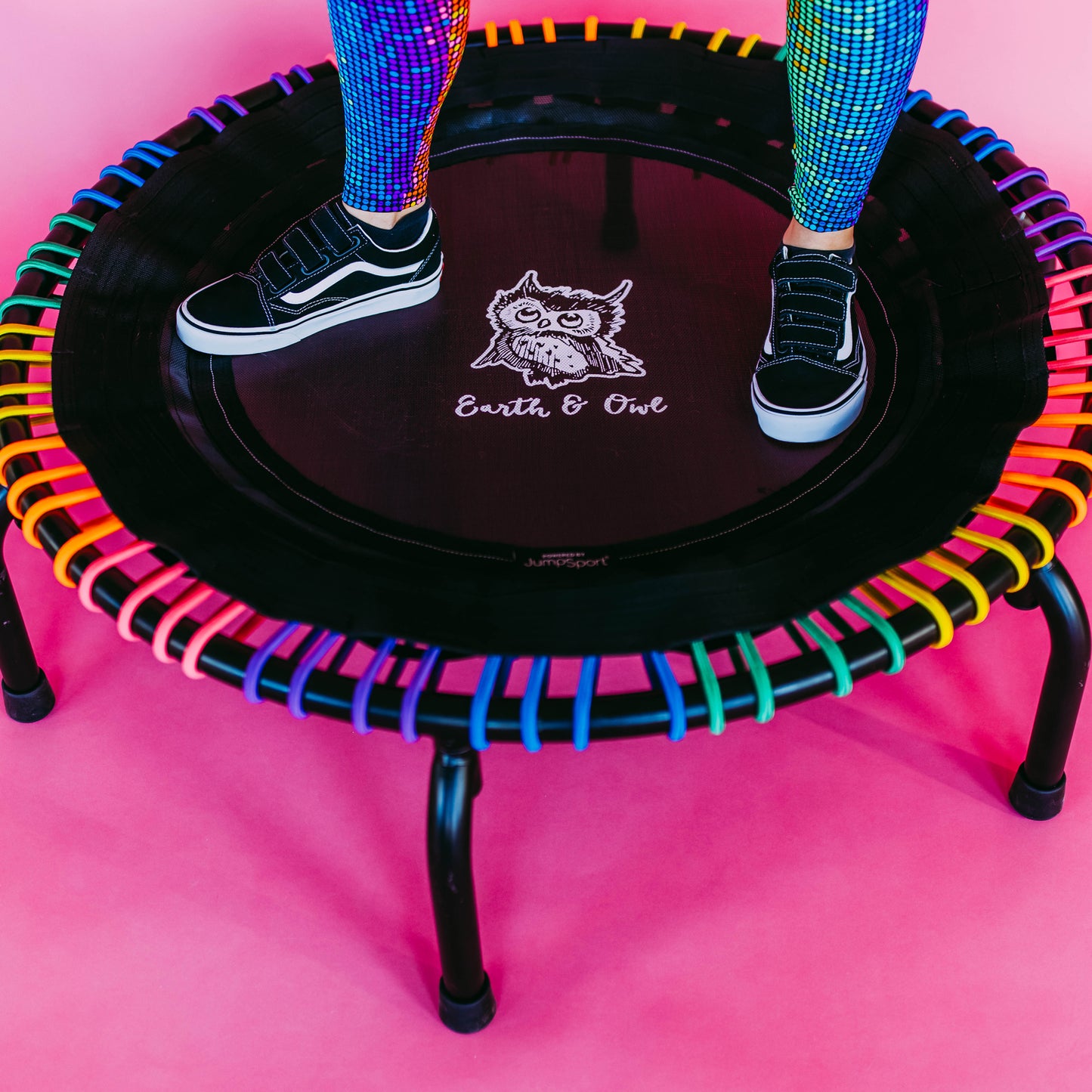 350Pro Earth & Owl JumpSport Fitness Trampoline