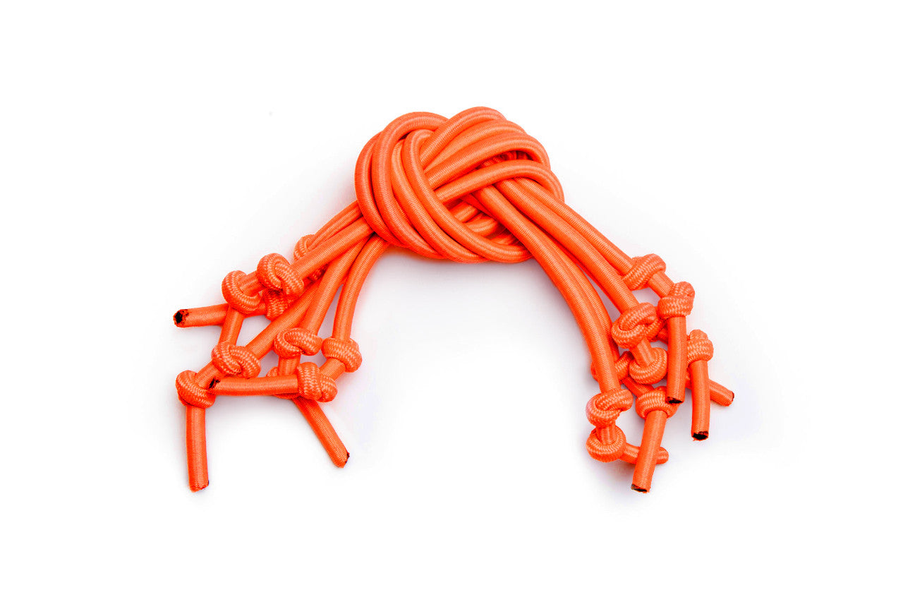 Orange bungee cords